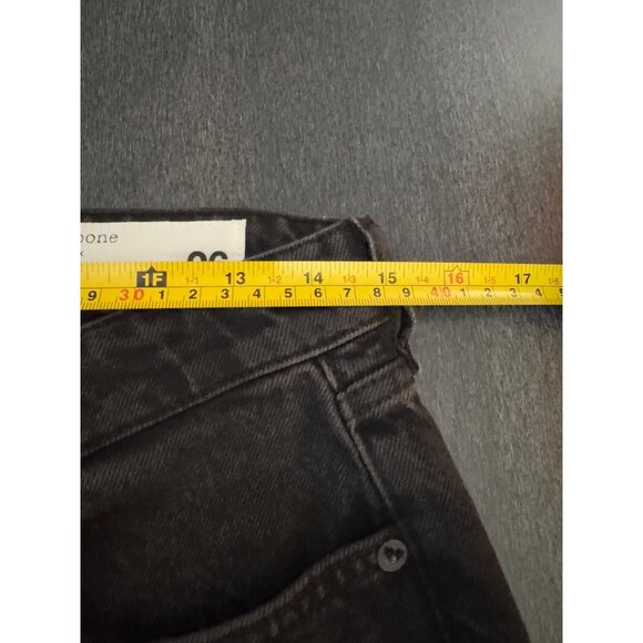 Rag & Bones Dre Low-Rise Slim Boyfriend Black Jean Women's Pants, Size 26 NWT - Picture 9 of 12